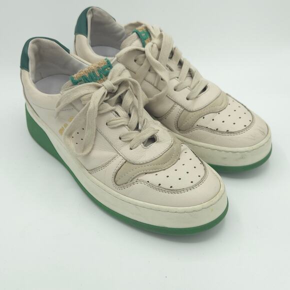 Autry Medalist Men\'s Size 8 Low Top Leather White Green Sneakers main image 7